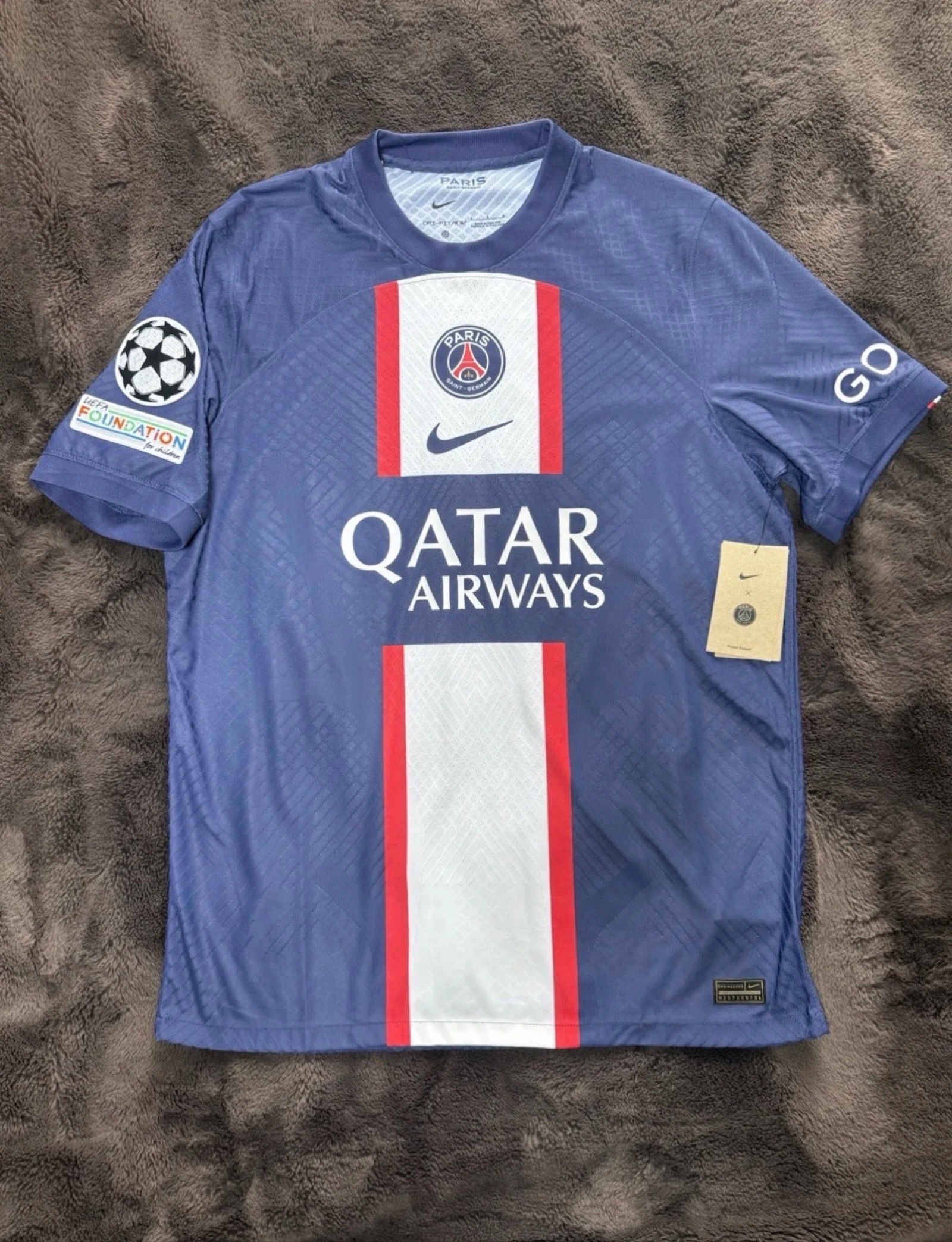 Camiseta oficial PSG 2022/2023 vapor partido talla L Messi local UEFA Champions League nueva – photo 7